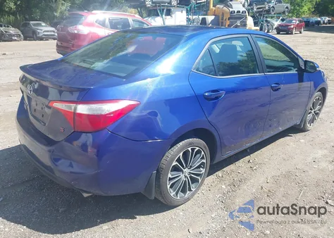 2014 Toyota Corolla S Plus из США, поврежденный, VIN 2T1BURHE4EC004597